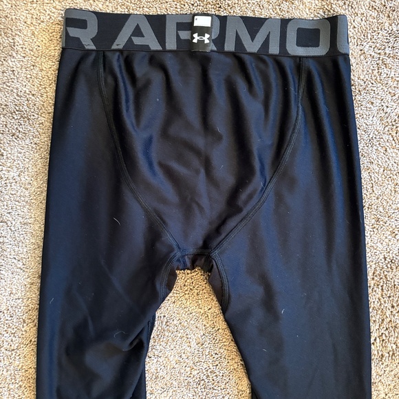 Under Armour Youth HeatGear Compression‎ Leggings - Black (YMD) - Picture 7 of 7